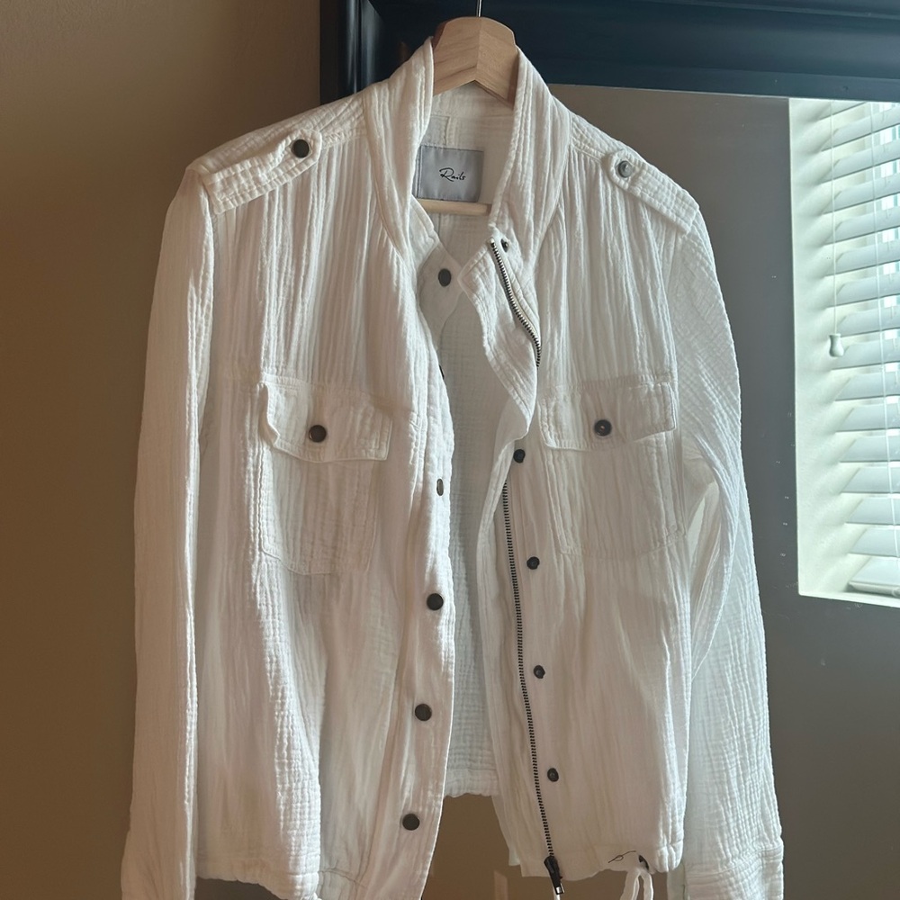 Rails linen zip up / Button-Up Jacket